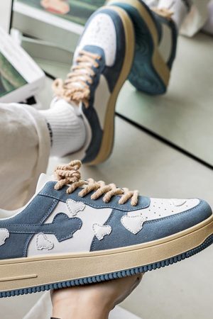 Concert Outfit American High Street Retro Casual Shoes