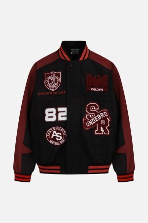 Concert Outfit American Hip-Hop Campus Baseball Jacket