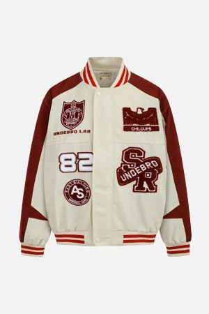 Concert Outfit American Hip-Hop Campus Baseball Jacket