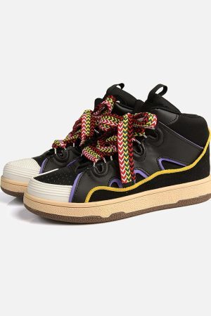 Concert Outfit American Hip Hop High Top Casual Sneakers