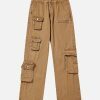 Concert Outfit American Multi-Pocket Work Pants