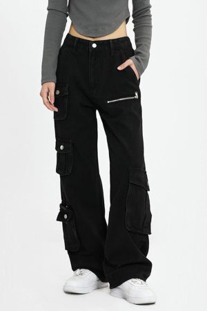 Concert Outfit American Multi-Pocket Work Pants