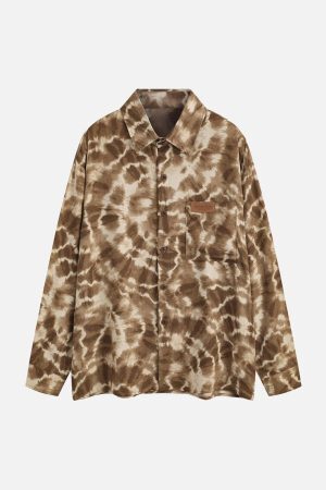 Concert Outfit American Retro All-Over Print Shirt