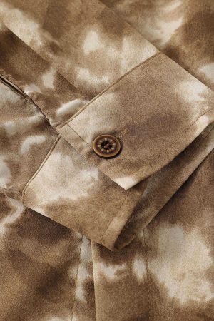 Concert Outfit American Retro All-Over Print Shirt