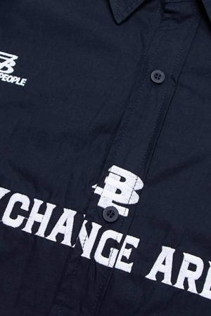 Concert Outfit American Retro College Style Lapel Long-Sleeved Shirt