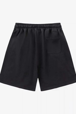 Concert Outfit American Retro Cross Cut Hole Shorts