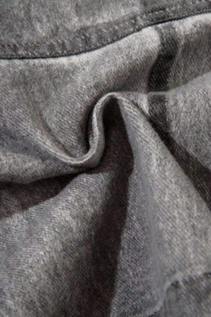 Concert Outfit American Retro Distressed Multi-Pocket Cargo Shorts