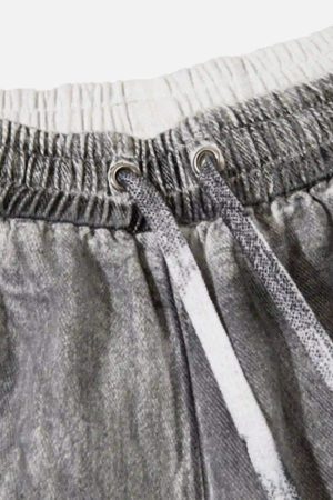 Concert Outfit American Retro Distressed Multi-Pocket Cargo Shorts