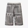 Concert Outfit American Retro Distressed Multi-Pocket Cargo Shorts