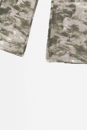 Concert Outfit American Retro Flared Camouflage Pants