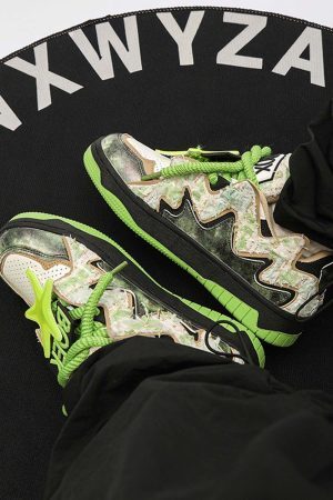 Concert Outfit American Retro High Street Sneakers Shoes