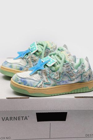 Concert Outfit American Retro High Street Sneakers Shoes