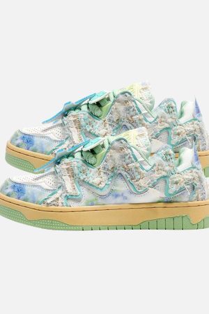 Concert Outfit American Retro High Street Sneakers Shoes