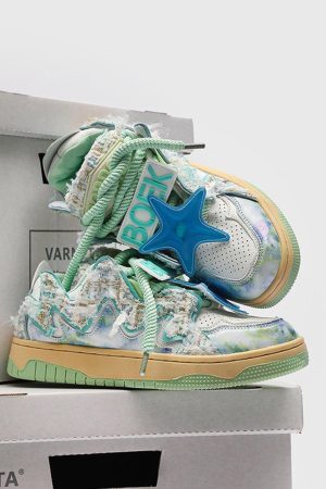 Concert Outfit American Retro High Street Sneakers Shoes