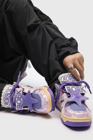 Concert Outfit American Retro High Street Sneakers Shoes