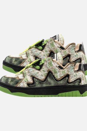 Concert Outfit American Retro High Street Sneakers Shoes