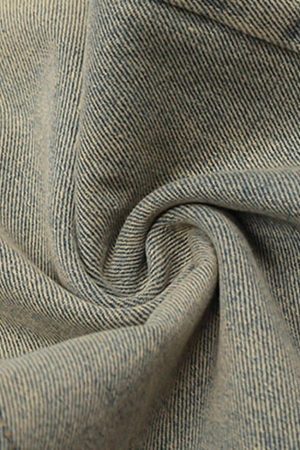 Concert Outfit American Retro Hip-Hop Chain Embroidery Jeans