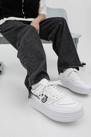 Concert Outfit American Retro Hip-Hop Monster Casual Shoes Board Shoes