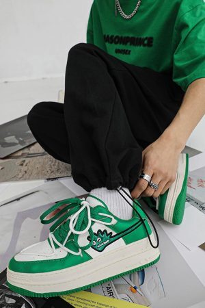 Concert Outfit American Retro Hip-Hop Monster Casual Shoes Board Shoes