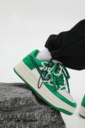 Concert Outfit American Retro Hip-Hop Monster Casual Shoes Board Shoes