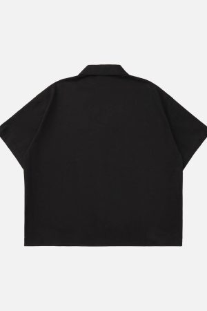 Concert Outfit American Retro Letter Embroidered Shirt