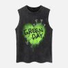 Concert Outfit American Retro Love Graffiti Vests