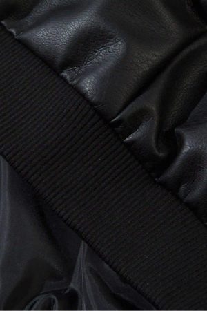 Concert Outfit American Retro Patchwork Motorcycle Jacket