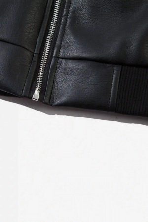 Concert Outfit American Retro Patchwork Motorcycle Jacket