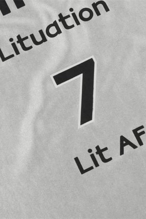 Concert Outfit American Retro Patchwork Print Long-Sleeved T-Shirt