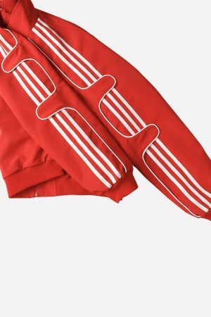 Concert Outfit American Retro Patchwork Sports Jacket