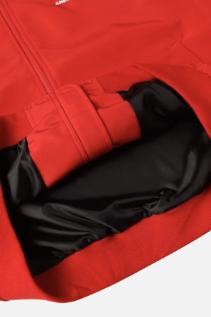 Concert Outfit American Retro Patchwork Sports Jacket