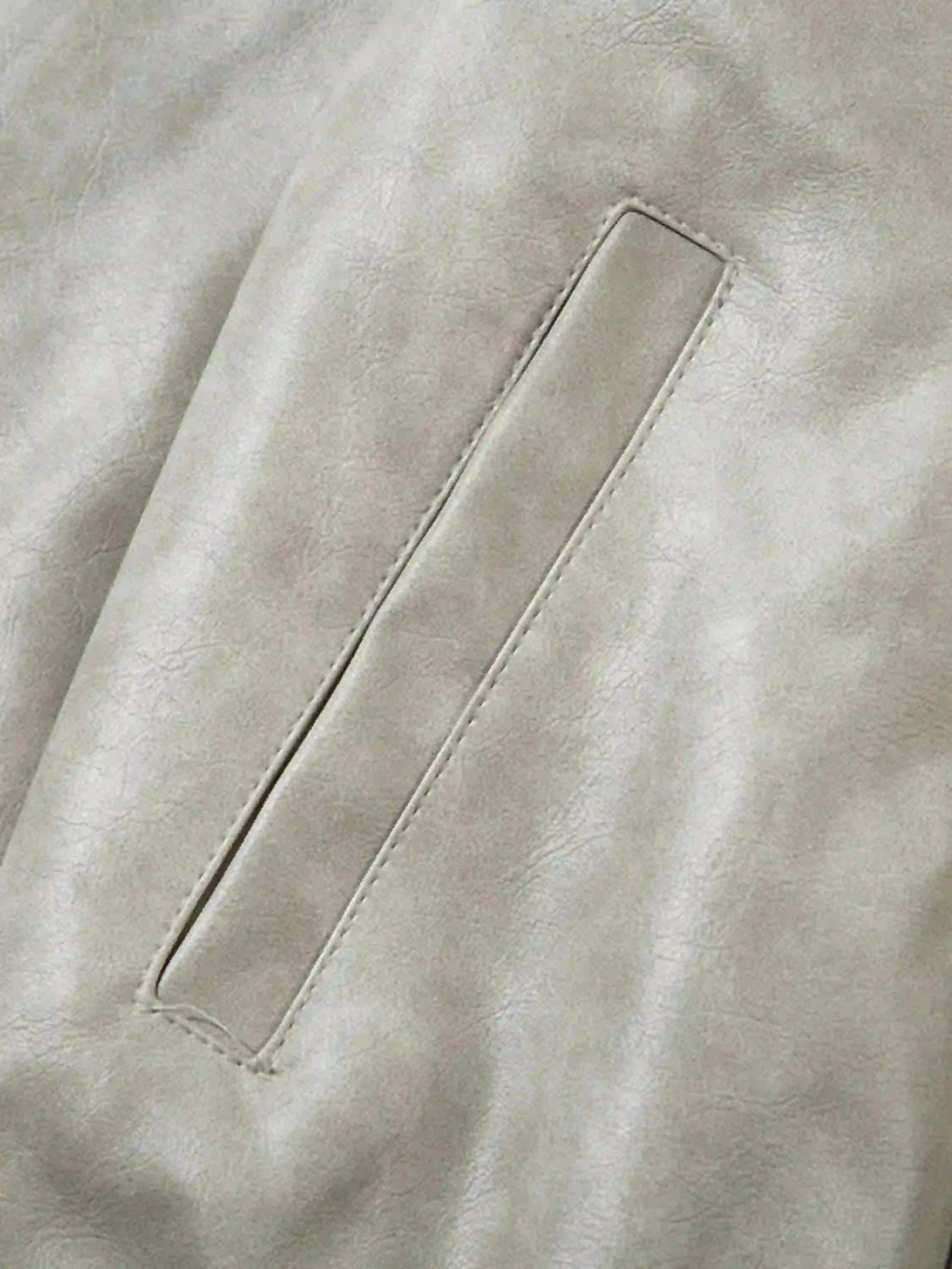 Concert Outfit American Retro Script Embroidered Motorcycle Jacket Concert Outfit American Retro Script Embroidered Motorcycle Jacket