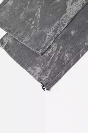 Concert Outfit American Retro Style Multi-Pocket Overalls