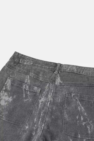 Concert Outfit American Retro Style Multi-Pocket Overalls