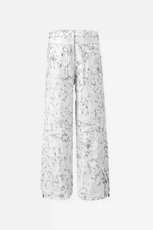 Concert Outfit American Retro Style Multi-Pocket Overalls