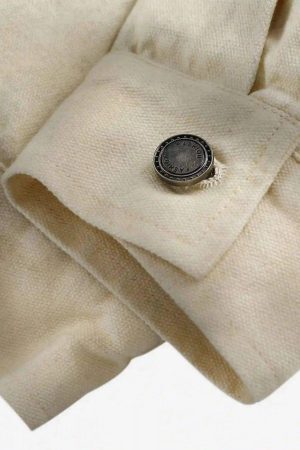 Concert Outfit American Retro Washed Graffiti Patchwork Jacket