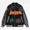 Concert Outfit American Retro Woolen Baseball Jacket