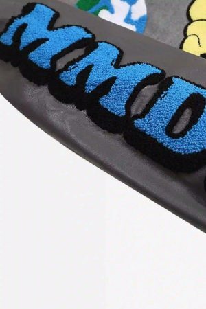 Concert Outfit American Retro Woolen Baseball Jacket