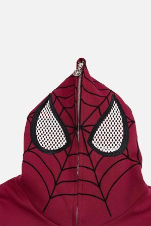 Concert Outfit American Spider Towel Embroidery Cardigan Hoodie