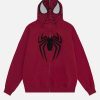 Concert Outfit American Spider Towel Embroidery Cardigan Hoodie