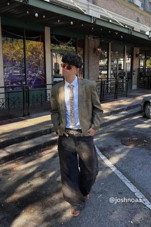 Concert Outfit American Street Fashion Heavy Industry Washed Jeans