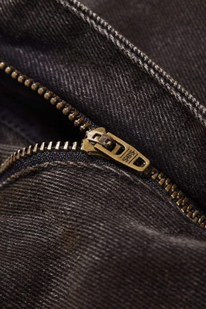 Concert Outfit American Street Fashion Heavy Industry Washed Jeans