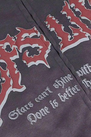 Concert Outfit American Street Foam Hooded Hoodie