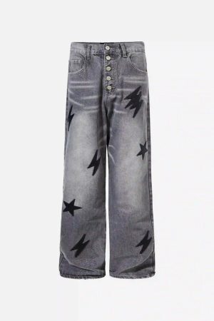 Concert Outfit American Street Lightning Straight Jeans