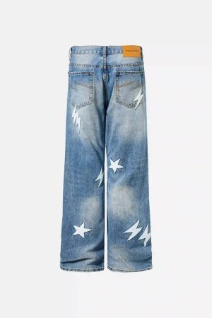 Concert Outfit American Street Lightning Straight Jeans