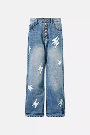 Concert Outfit American Street Lightning Straight Jeans