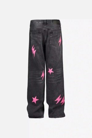 Concert Outfit American Street Lightning Straight Jeans