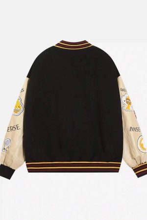 Concert Outfit American Street Retro Embroidered Baseball Jacket