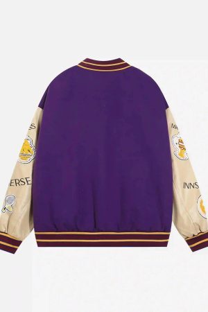 Concert Outfit American Street Retro Embroidered Baseball Jacket