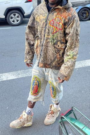 Concert Outfit American Street Ripped Jeans